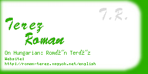 terez roman business card